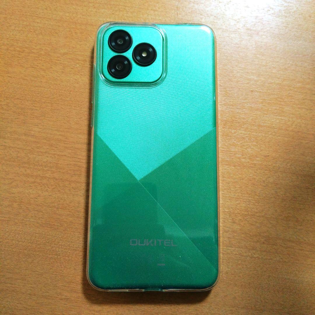Oukitel SIMフリースマホ(グリーン)ソフトカバー付 Oukitel SIMフリースマホ(グリーン)ソフトカバー付