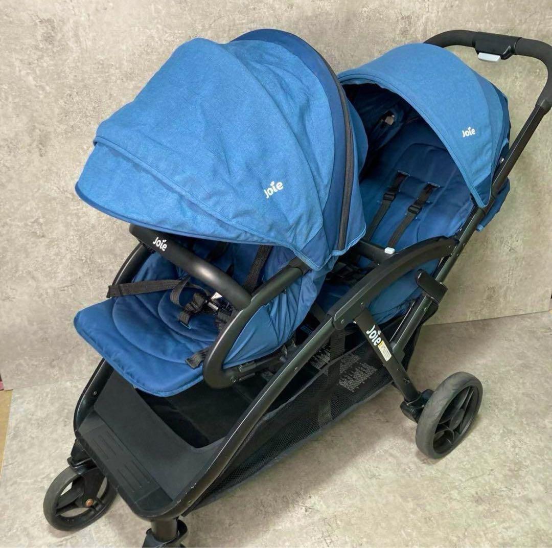 【☆美品☆】Joie☆ジョイー☆2人乗りベビーカー☆エヴァライトデュオ☆二人乗り