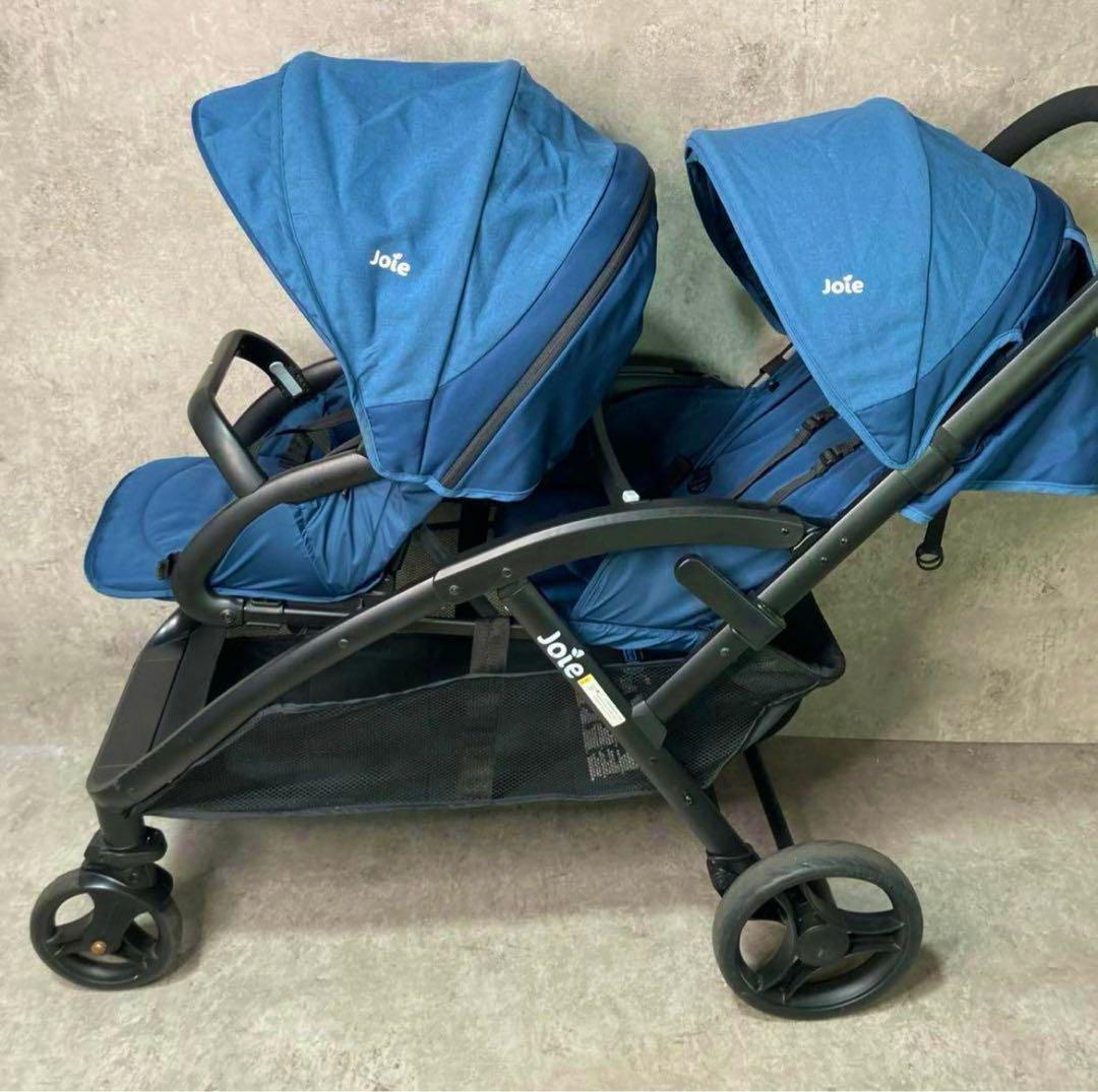 【☆美品☆】Joie☆ジョイー☆2人乗りベビーカー☆エヴァライトデュオ☆二人乗り