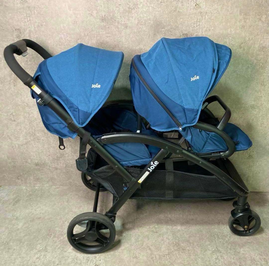 【☆美品☆】Joie☆ジョイー☆2人乗りベビーカー☆エヴァライトデュオ☆二人乗り