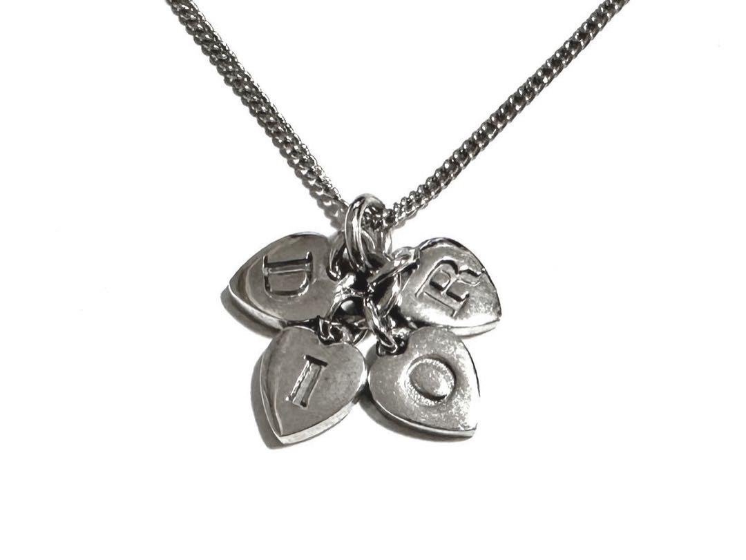 Christian Dior CD ロゴ 00s ハート ネックレス 美品 刻印