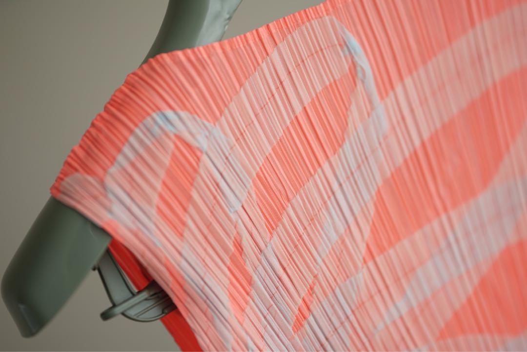 pleats please issey miyake 別布 切替 トップス