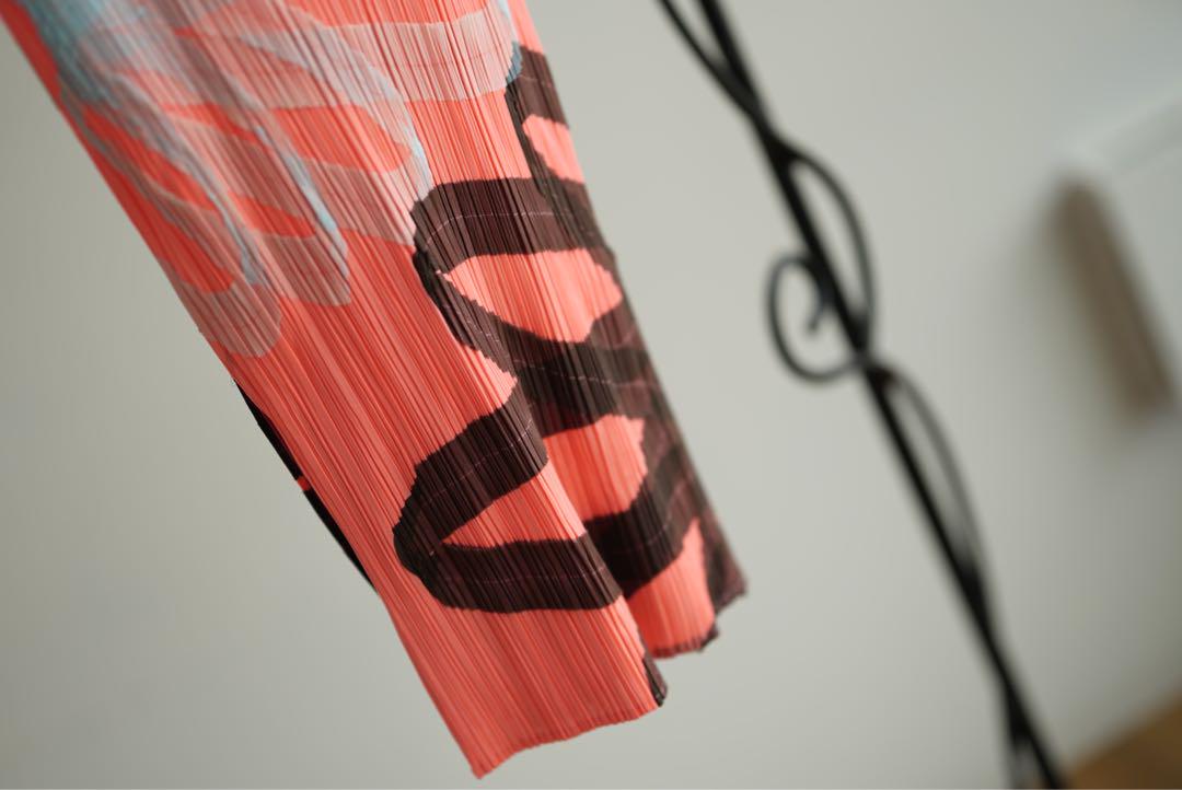 pleats please issey miyake 別布 切替 トップス