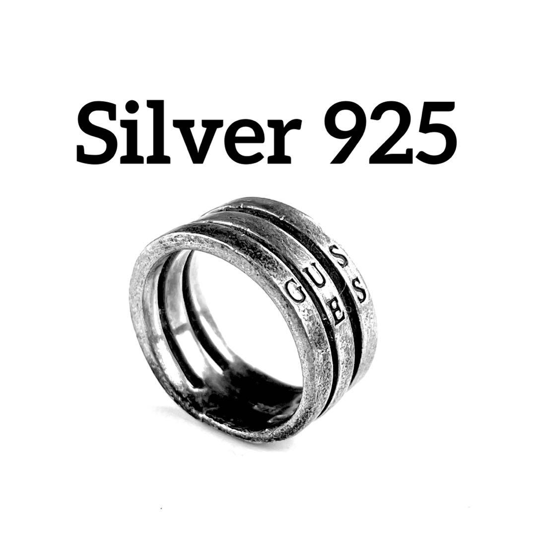 【不変の魅力】 silver925 銀製 リング 16号 80s ヴィンテージ
