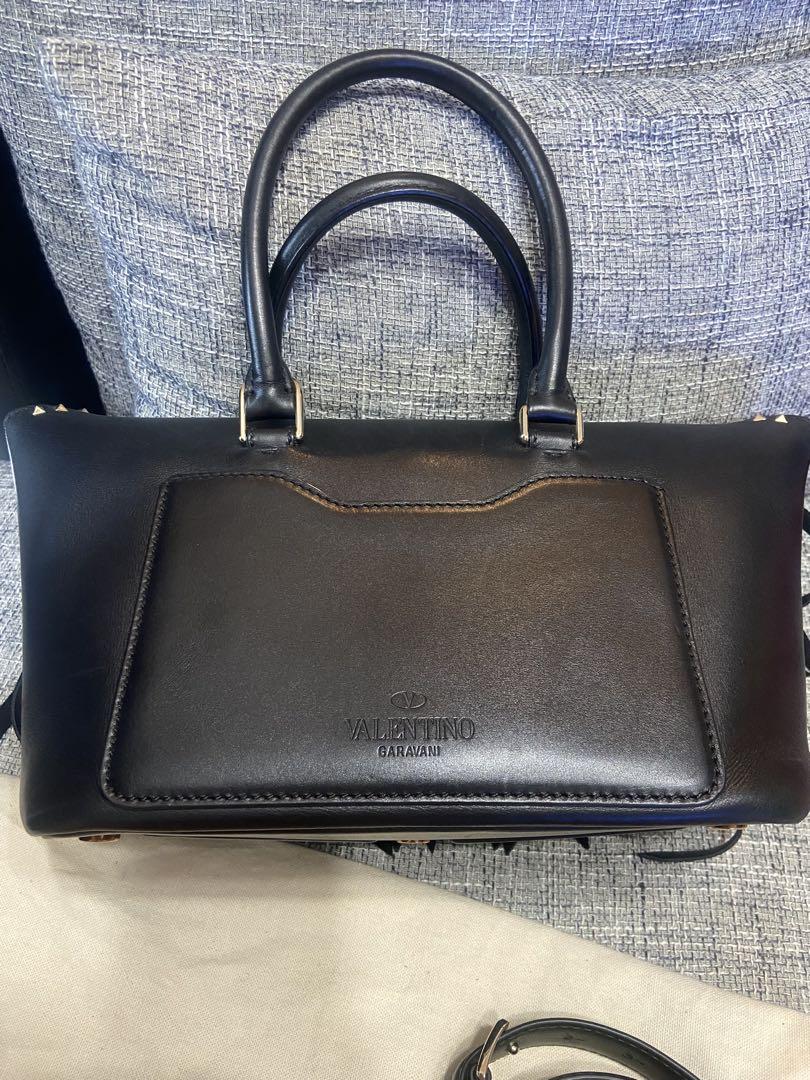 VALENTINO バック　黒　フリンジバック　2way