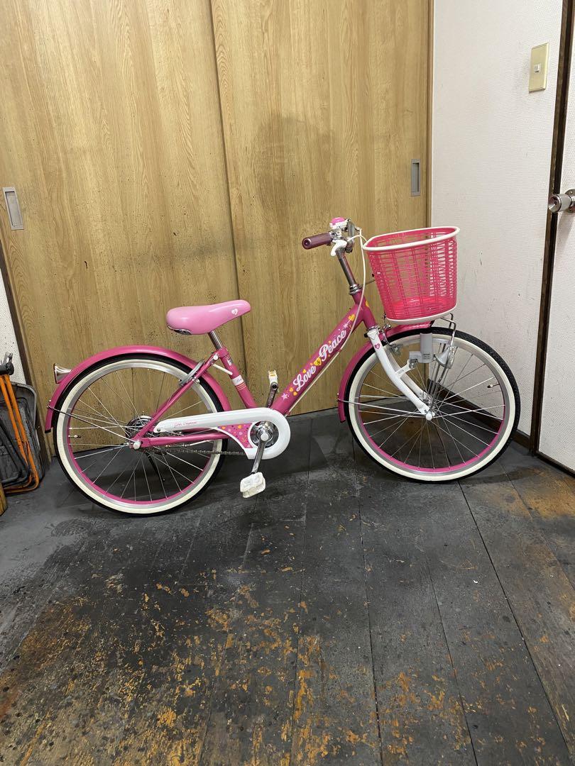 車　子供用自転車　LovePeace　20インチ　LEDダイナモライト　美品