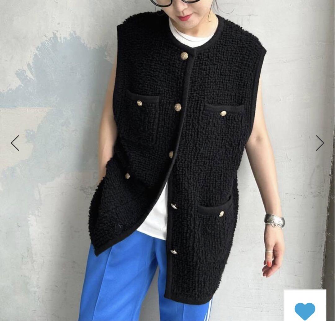 新品2023AW ADAWAS / アダワス　LOOP KNITTED VEST