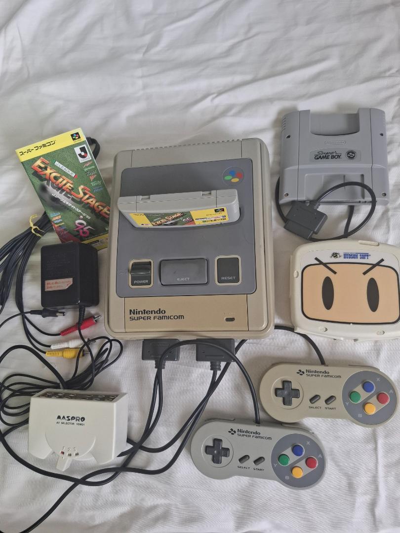 スーパーファミコン 本体 セット コントローラー 美品 ☆Nintendo スーパーファミコン 本体とコントローラーセット