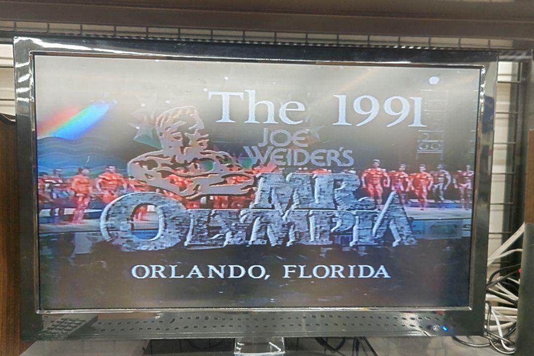 ミスター オリンピア VHS 1991年 オーランド フロリダ 動作確認済 ミスター オリンピア VHS 1991年 オーランド フロリダ 動作確認済
