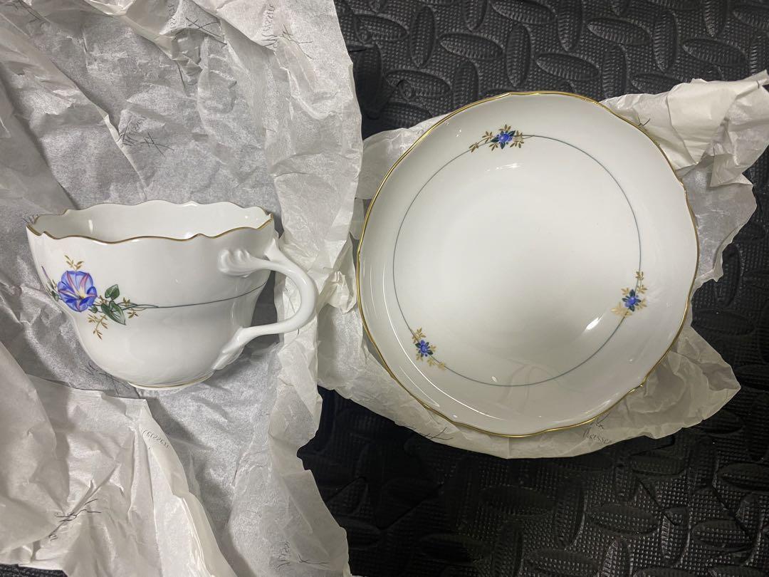 【MEISSEN／マイセン】 カップ＆ソーサー2個セット箱付き、カード付き awardsandwinners.com