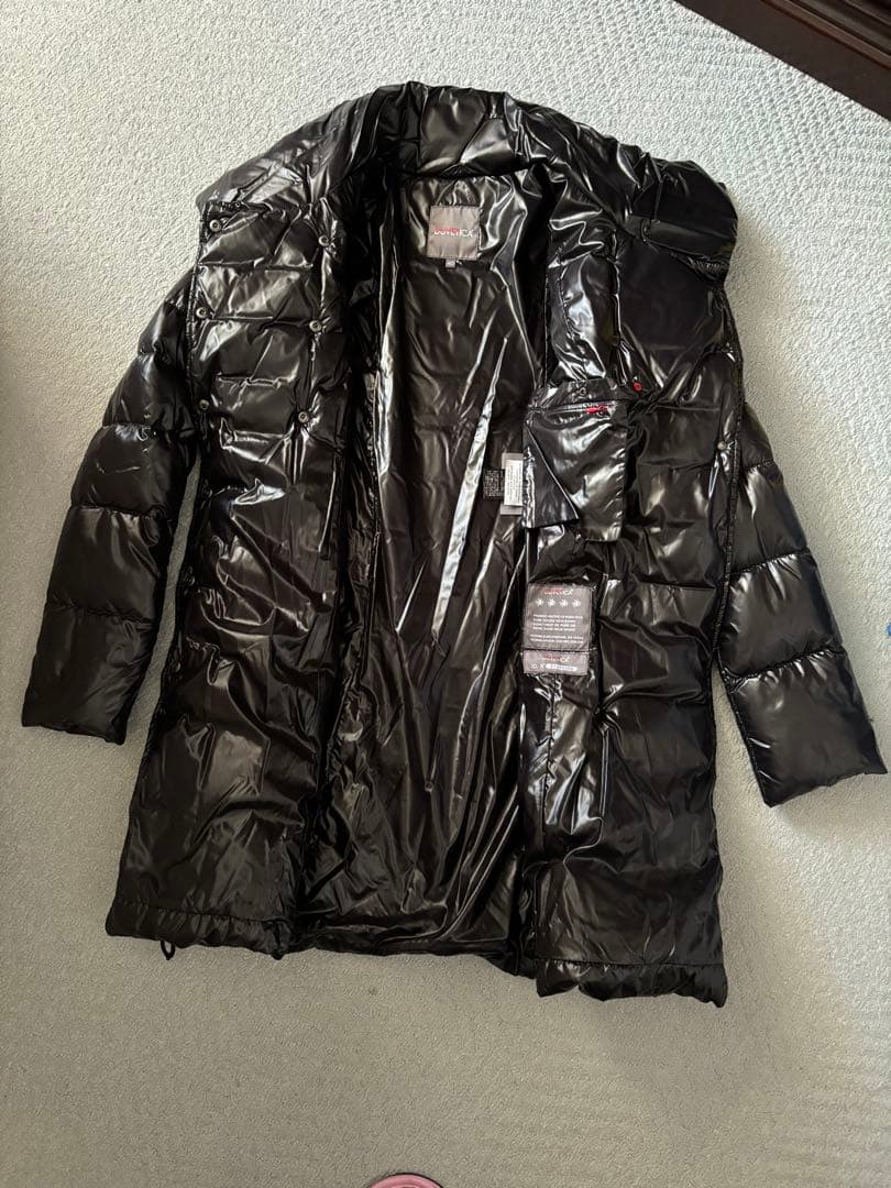 ディベティカ ダウンコート 黒 size40 ディベティカ ダウンコート 黒 size40