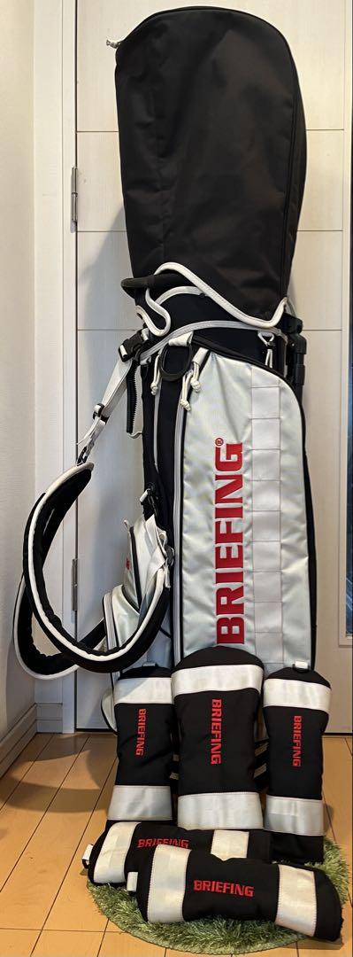 BRIEFING キャディバッグ CR-4 ＋ヘッドカバー5点 熊本オープン