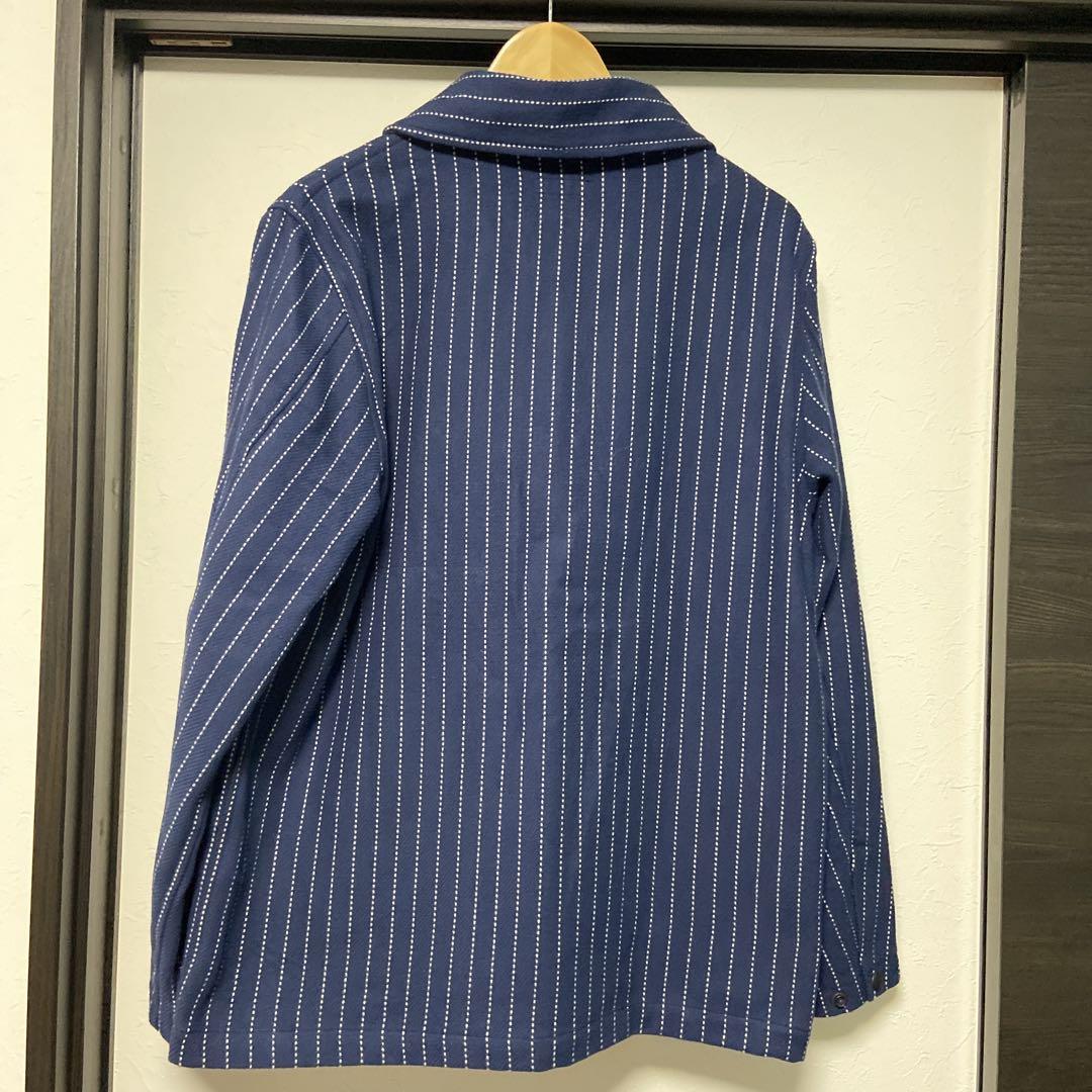 【★安心の定価販売★】 CYCLE WESTRIDE TOGS メルカリ - 刺し子 ネイビー 44 ヘチマショール ジャケット・アウター