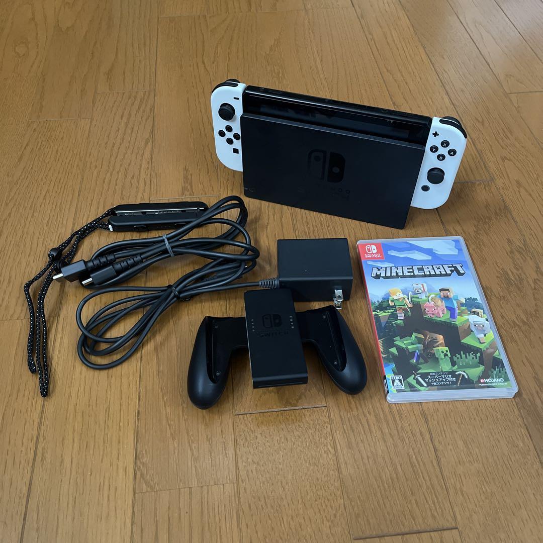 初期型　(有機ELではありません) 任天堂Switch 本体 + マイクラ