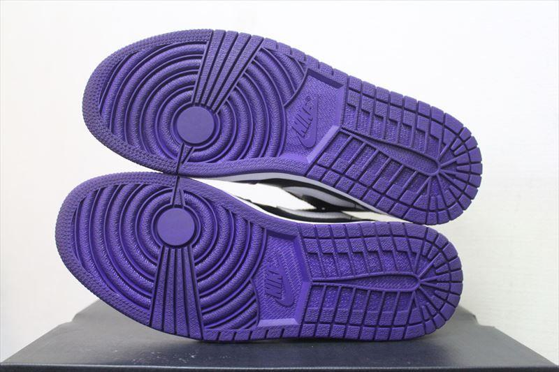 中古 NIKE AIR JORDAN 1 LOW COURT PURPLE