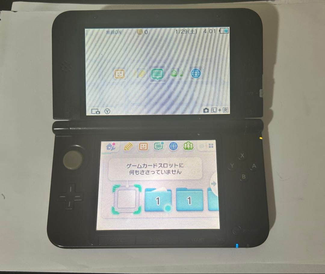 ニンテンドー 3DS LL 青 本体 ブルー 任天堂 動作未 ジャンク