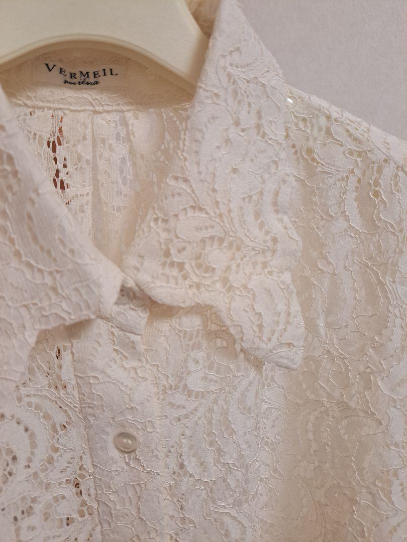 VERMEIL par iena ヴェルメイユパーイエナ ブラウス 21AW ヴェルメイユ パー イエナ VERMEIL par iena ボウタイブラウス