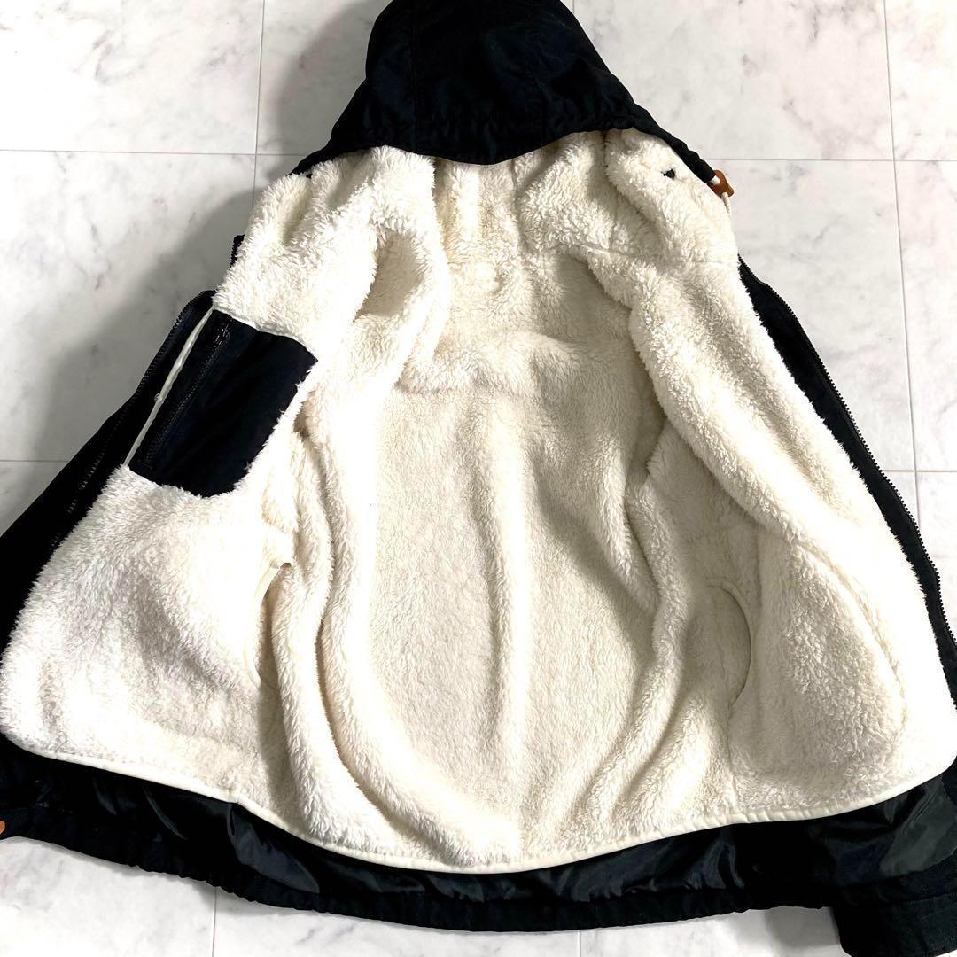 美品 B＆Y ボアライナーマウンテンパーカー ３WAY ブラック Mサイズ