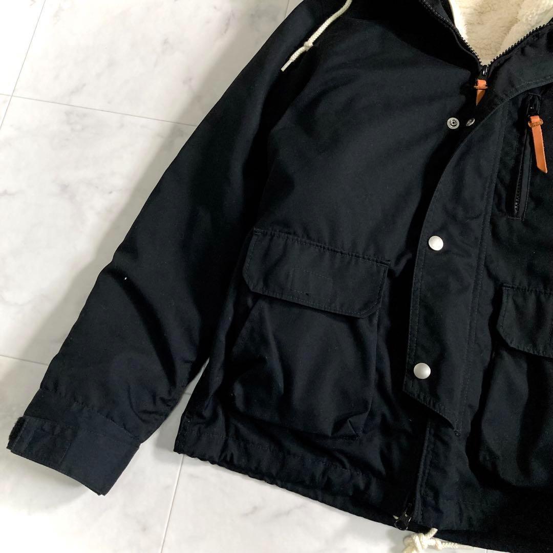 美品 B＆Y ボアライナーマウンテンパーカー ３WAY ブラック Mサイズ