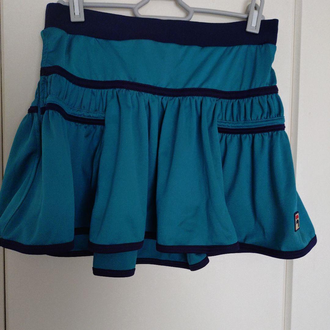 FILA ミントグリーン　スコート　M