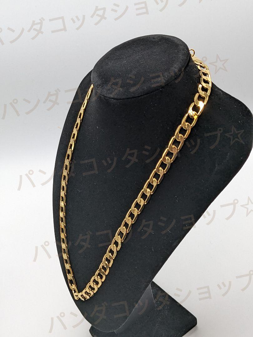【ユニセックス】【24KGF】【本物】喜平6面仕上げ　チェーン　ネックレス