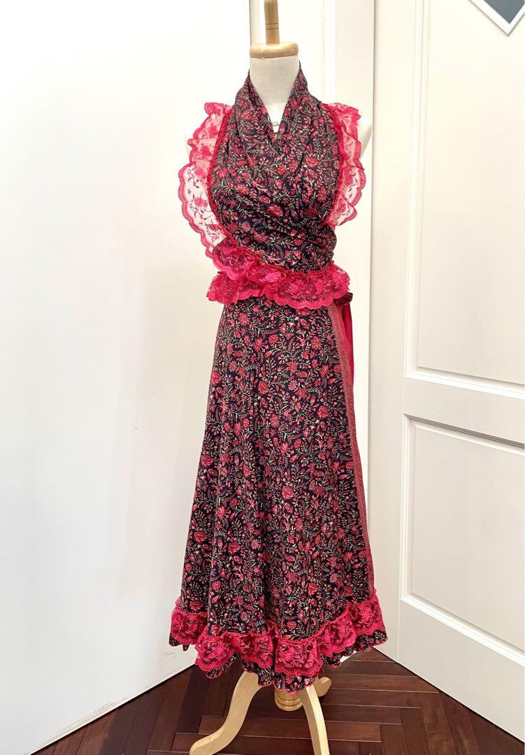美品 フラメンコ衣装】オールブラック アトリエ貴美恵 シージョ