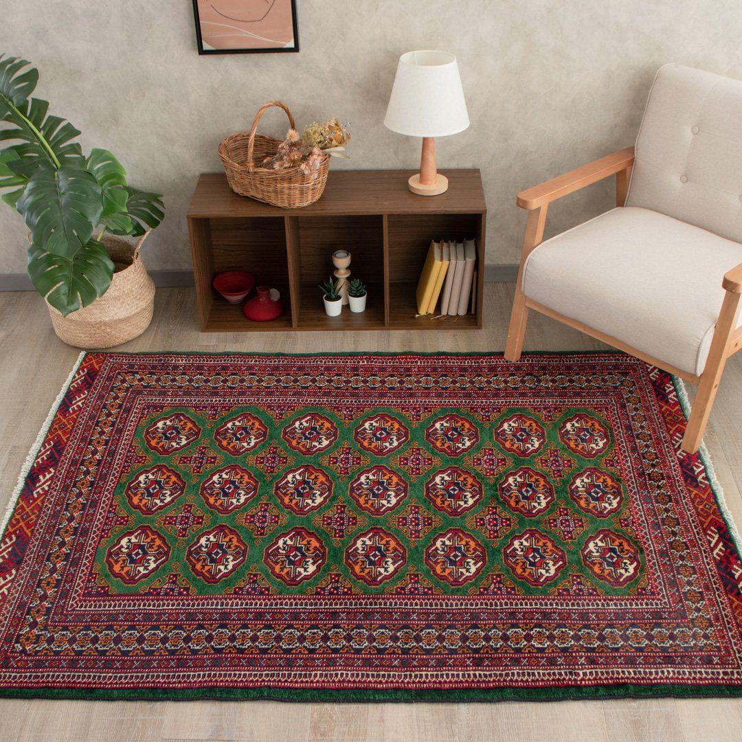 本場イラン産 手織りペルシャ絨毯 ラグ 128×179cm C253