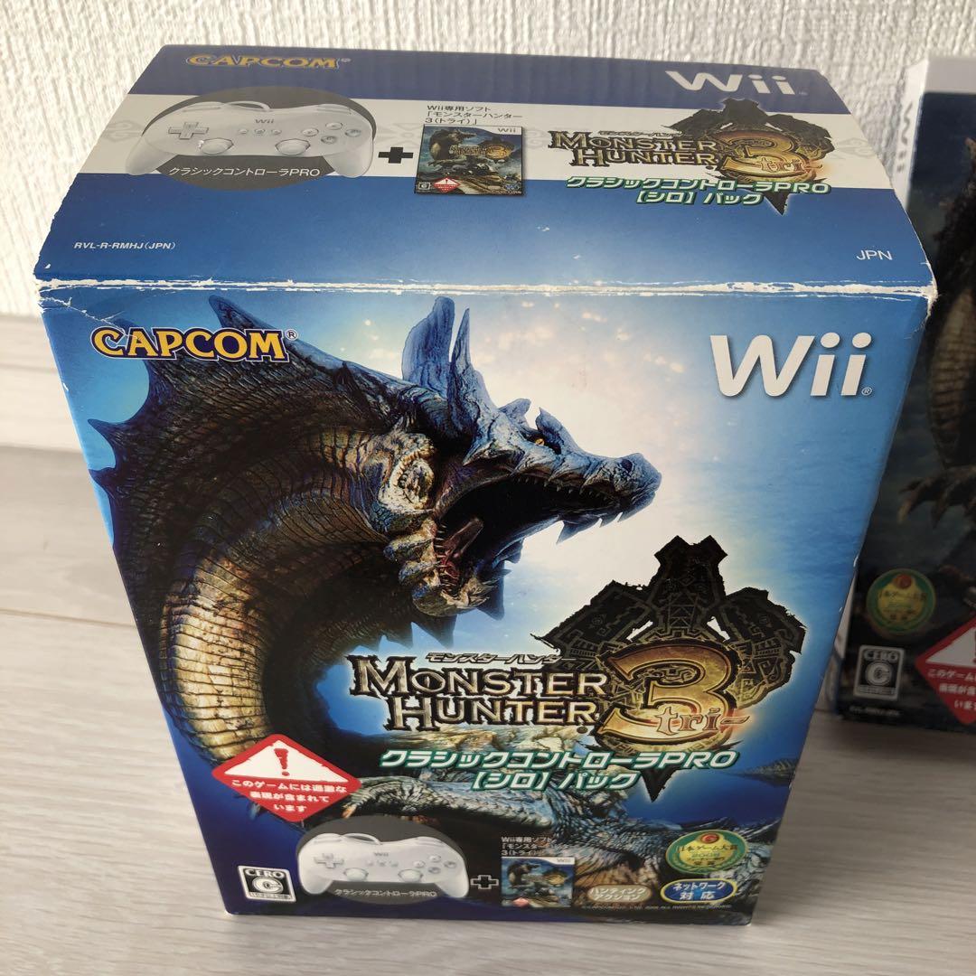 Wii]モンスターハンター3(トライ) クラシックコントローラPRO