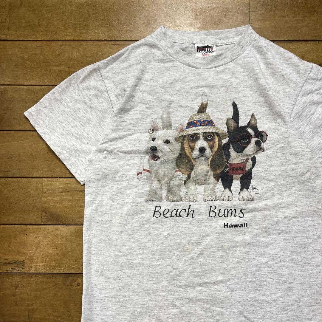 Oneita 犬柄ヴィンテージTシャツ90s