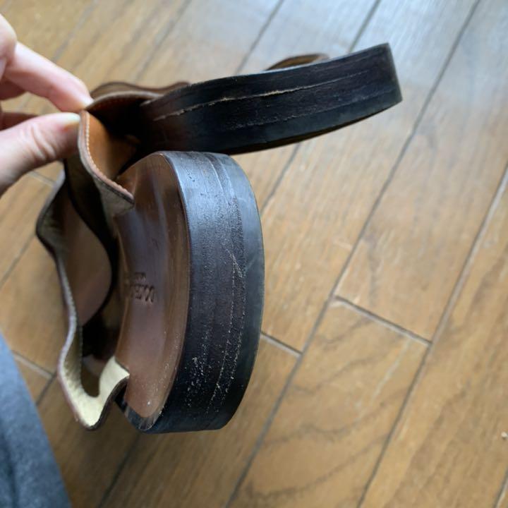 美品　ドルガバ　サンダル 7 メンズ　本革　ブラウン　再値下げ