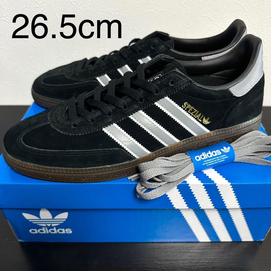 新品 ADIDAS HANDBALL SPEZIAL ブラック グレー 26.5