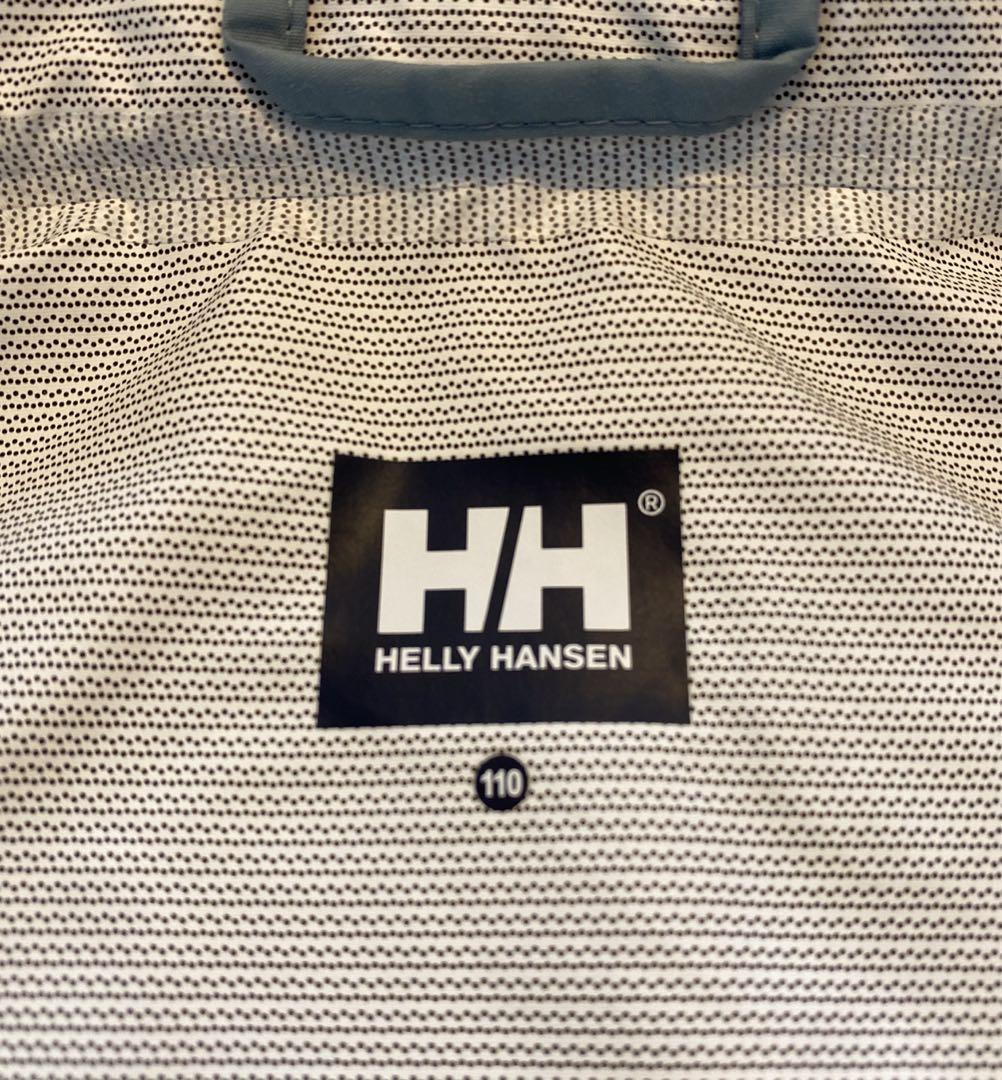【HELLY HANSEN】 キッズ 防水ジャケット ブルー 110cm