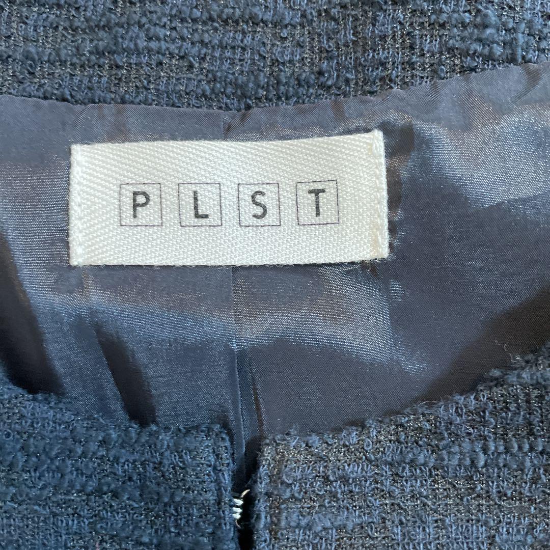 人気定番新作 PLST アンサンブル ツイード 濃紺 J4pjN-m92254387452 Reflect フォーマル スーツ 人気在庫