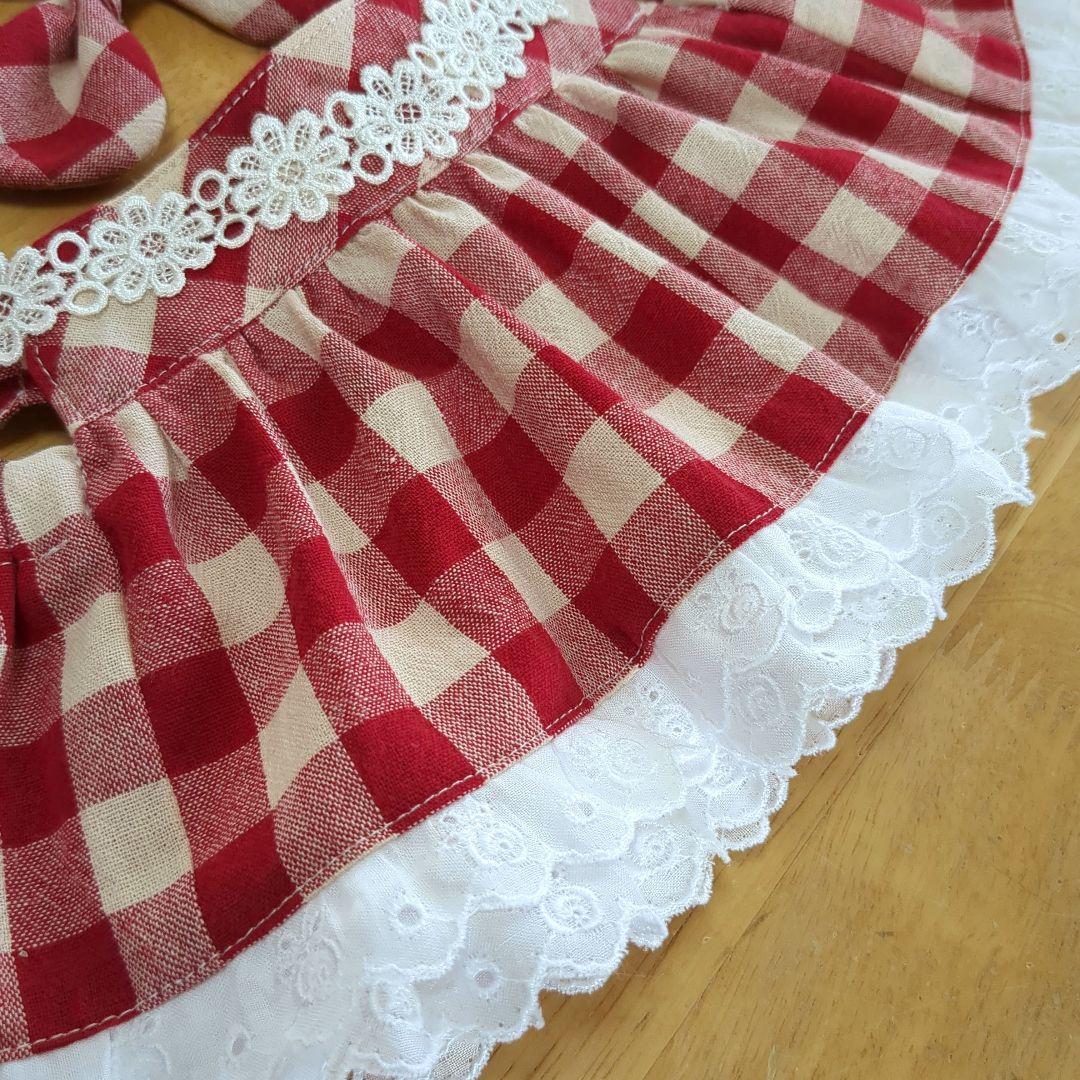 LOVOT＊ラボット服ハンドメイド＊ワンピース2着(リボン3こ)おまとめ