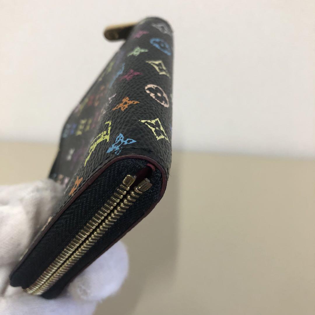 美品 ルイヴィトン マルチカラー　ジッピー　コインパース　黒　小銭入れ