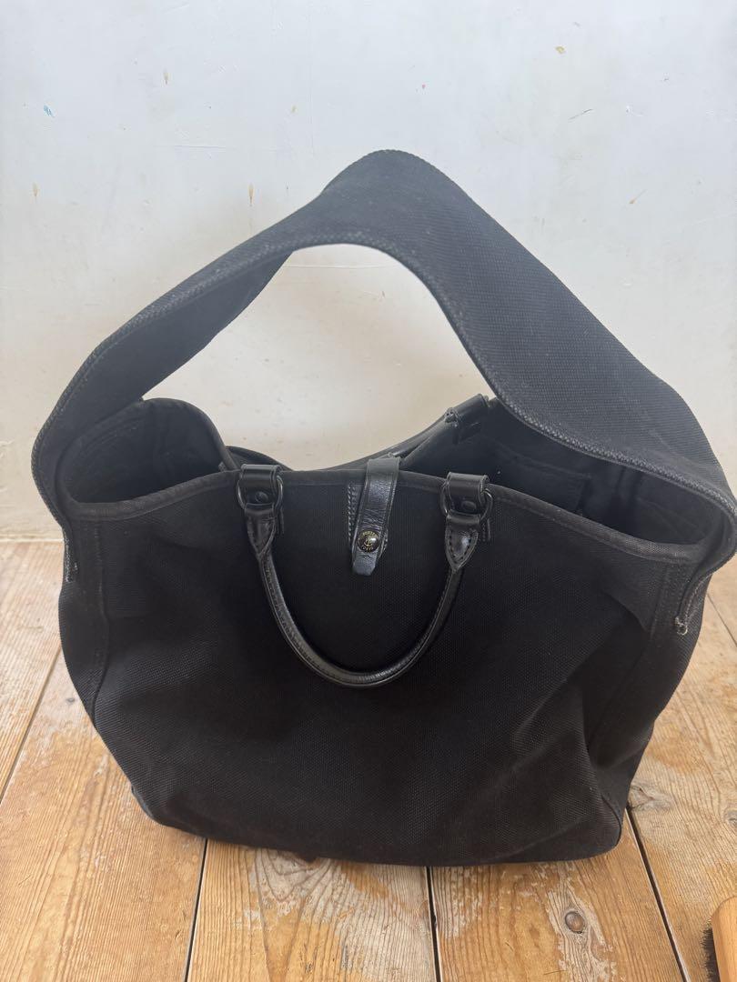 【中古品】PORTER トートバッグ 黒 キャンバス