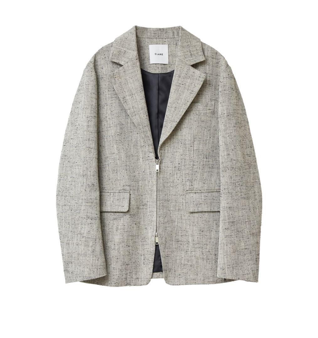 ジャケット・アウター CLANE ZIP TAILORED JACKET CLANE（クラネ）の「ZIP TAILORED JACKET（テーラードジャケット