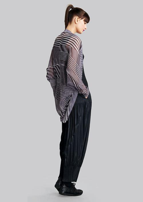プリーツプリーズ 15AW FLUFFY BASICS プリーツオールインワン