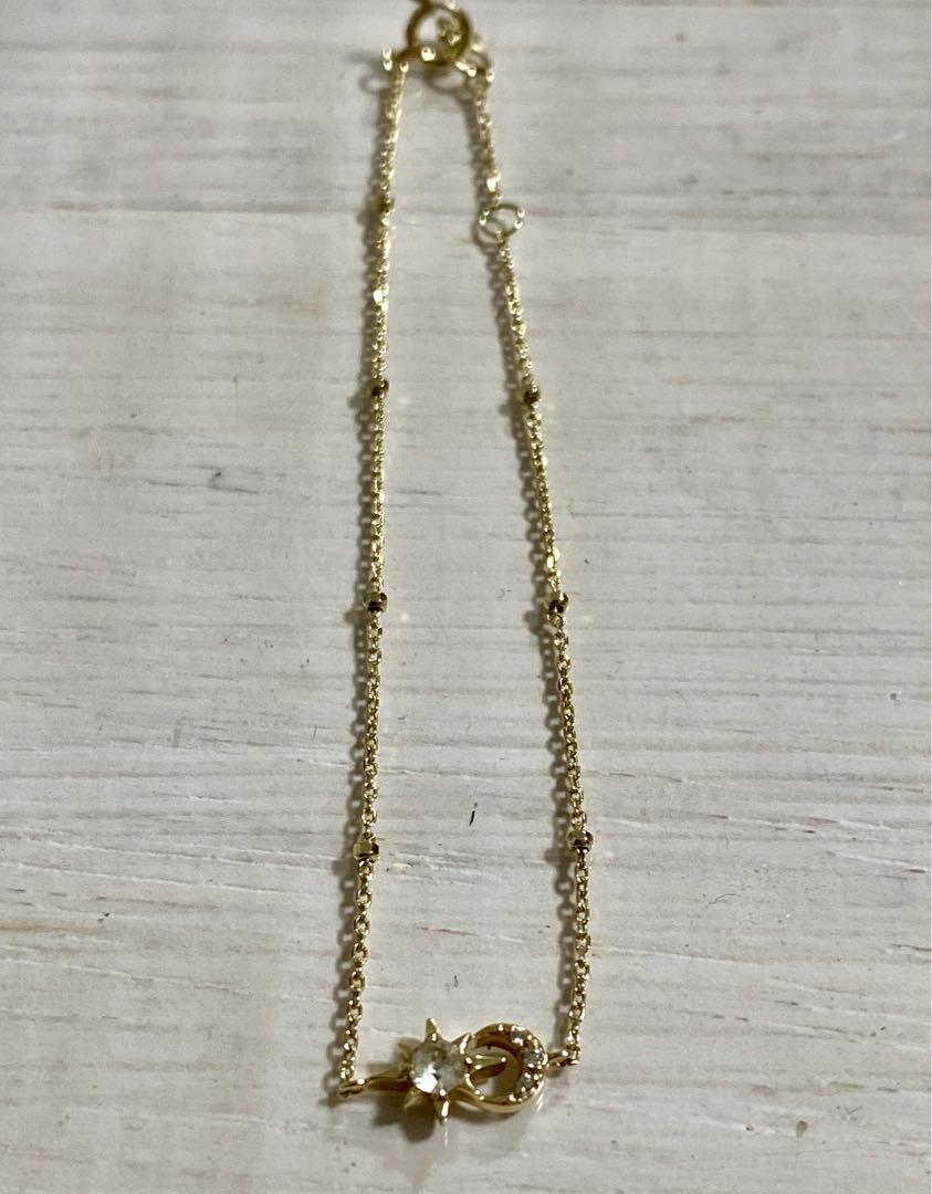 アクセサリー CROSSING STAR & MOON BRACELET