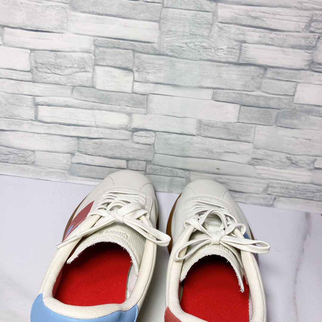 極美品 CAMPER レザースニーカー TWINS ペロータス 本革 白 27