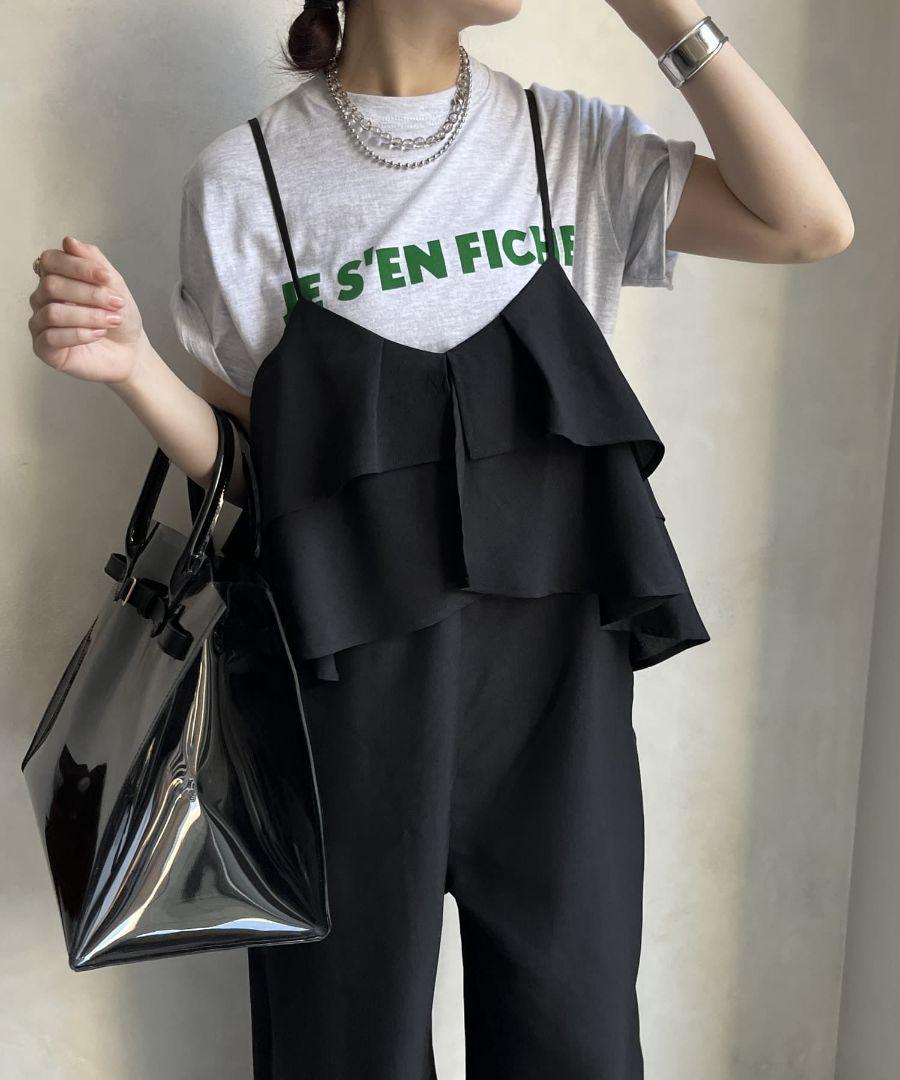 新品【LHELBIE】フリルビスチェキャミサロペット