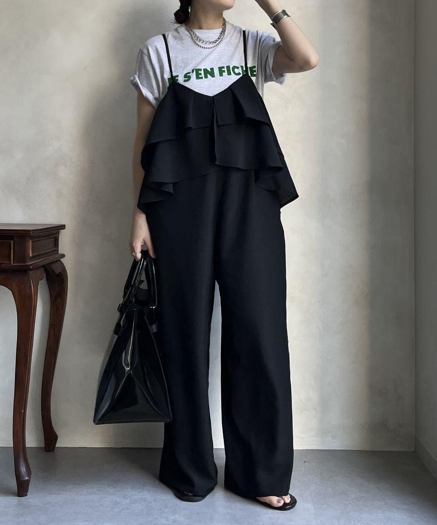 新品【LHELBIE】フリルビスチェキャミサロペット
