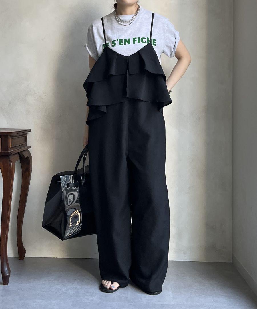 新品【LHELBIE】フリルビスチェキャミサロペット
