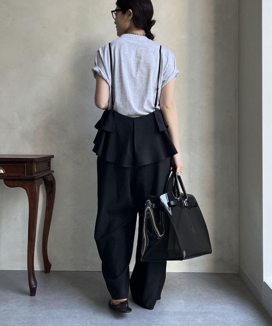 新品【LHELBIE】フリルビスチェキャミサロペット