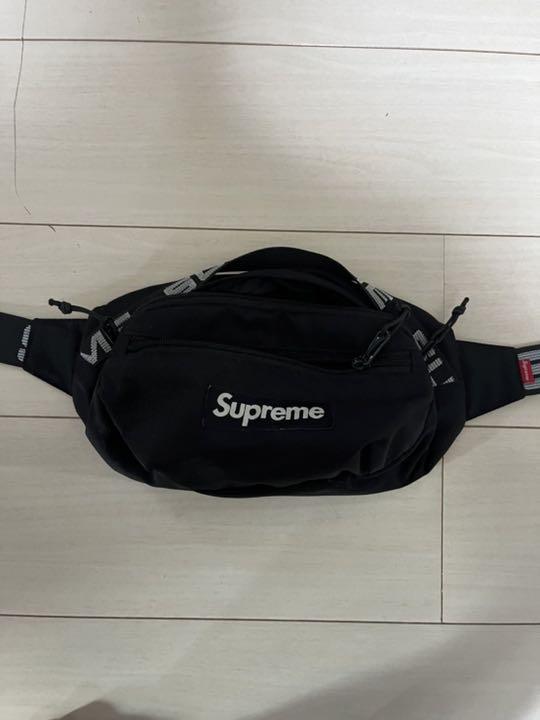 supreme 2018 SS ウエストバッグ ウエストポーチ 黒 シュプリーム