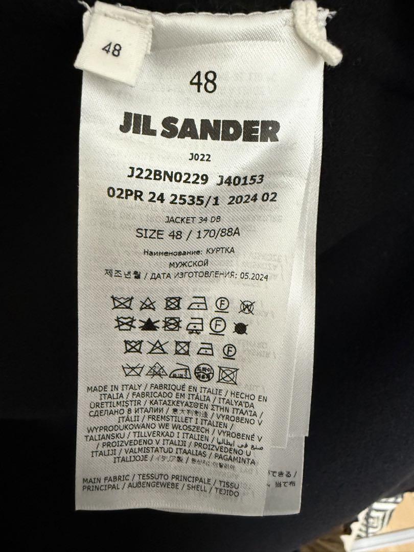 24AW JIL SANDER JACKET 34 DB