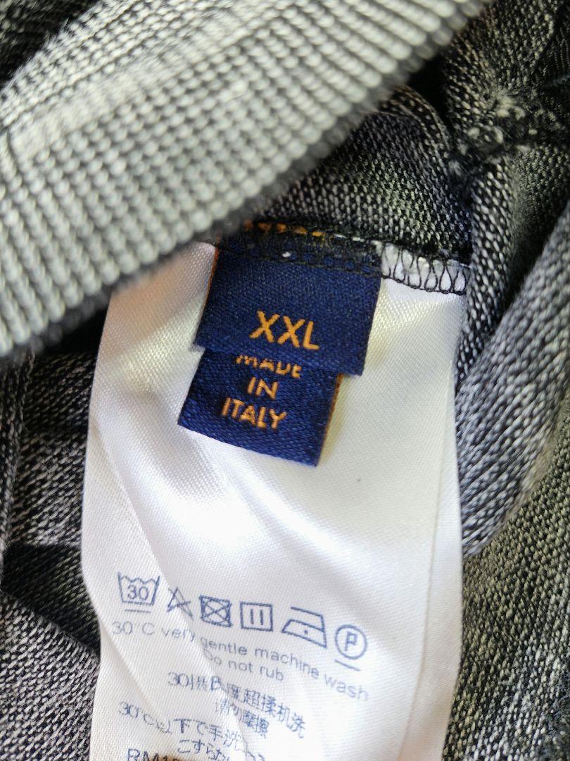 【高知インター店】 ロゴ 半袖ポロシャツ Vuitton Louis ルイヴィトン グレー ゴルフ メンズウェア