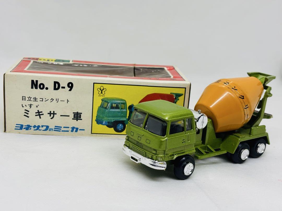 ダイヤペット当時物No.D-4 いすゞミキサー車(日立生コン)1970年代レア