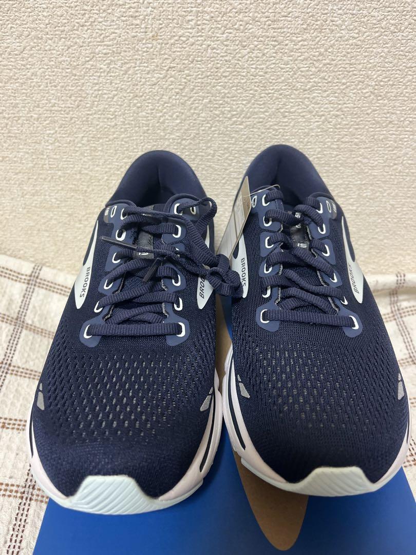 25cm ブルックス ゴースト15 ワイドレディス ランニングシューズ