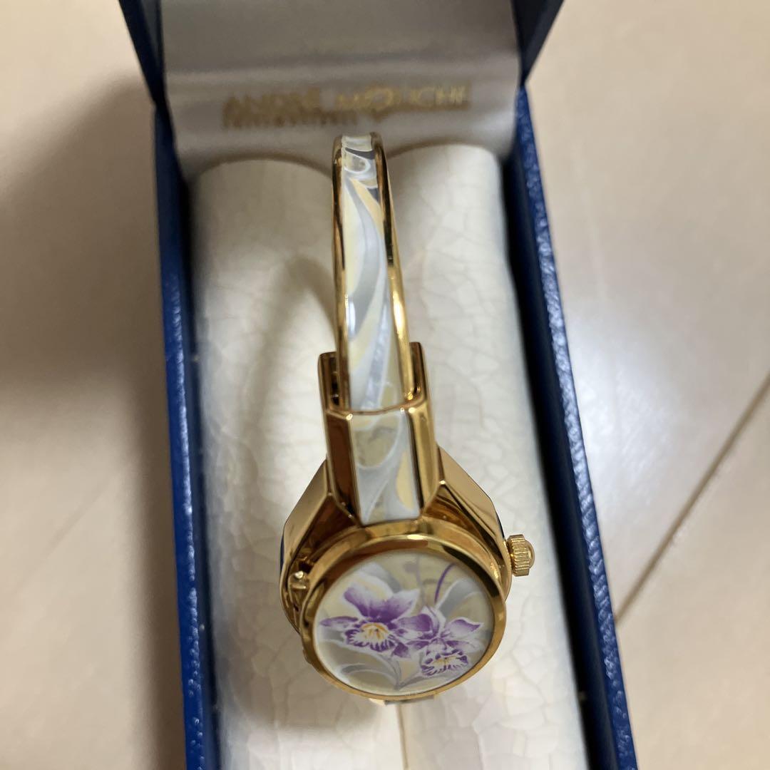 稼働 Andre Mouche 腕時計 スイスメイド ローズ ストーン 930 稼働 Andre Mouche 腕時計 スイスメイド ローズ ストーン 930